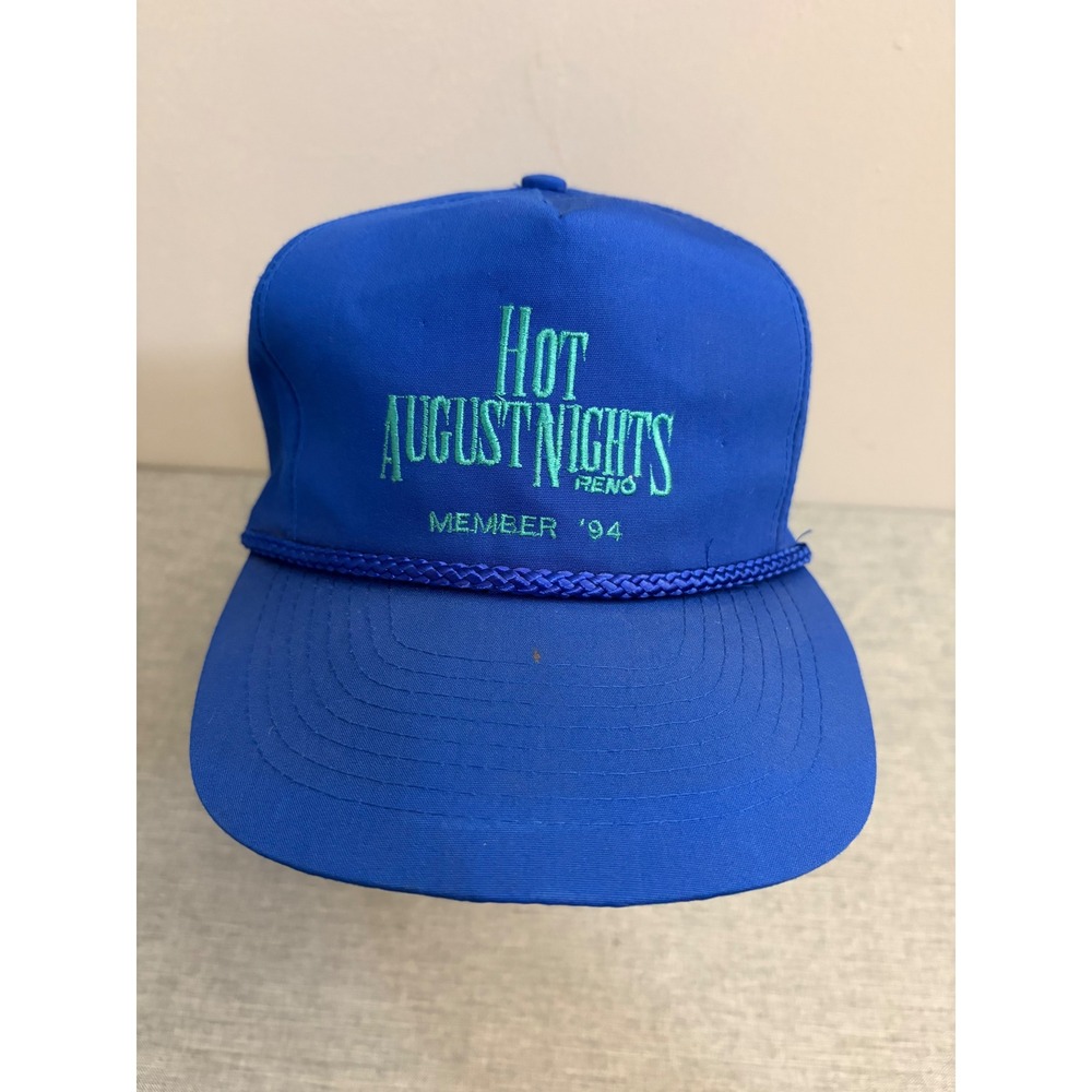 Mohr's Trucker Hat Mens‎ OSFA Blue Hot August Nights 1994 Chevrolet Vintage Cap